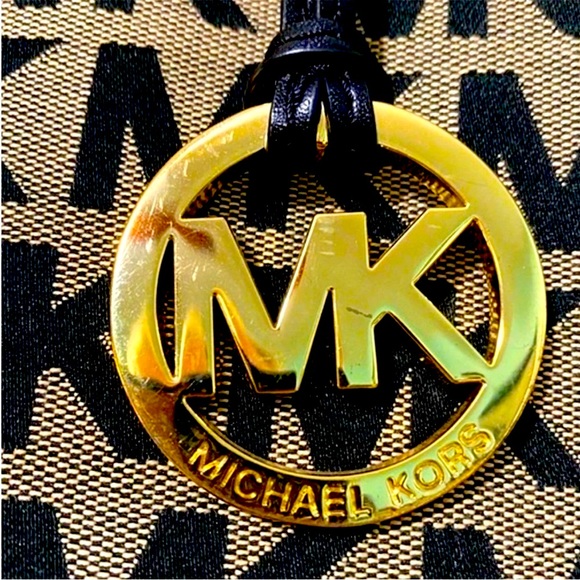 Michael Kors Brown Signature MK Tote - Picture 8 of 15